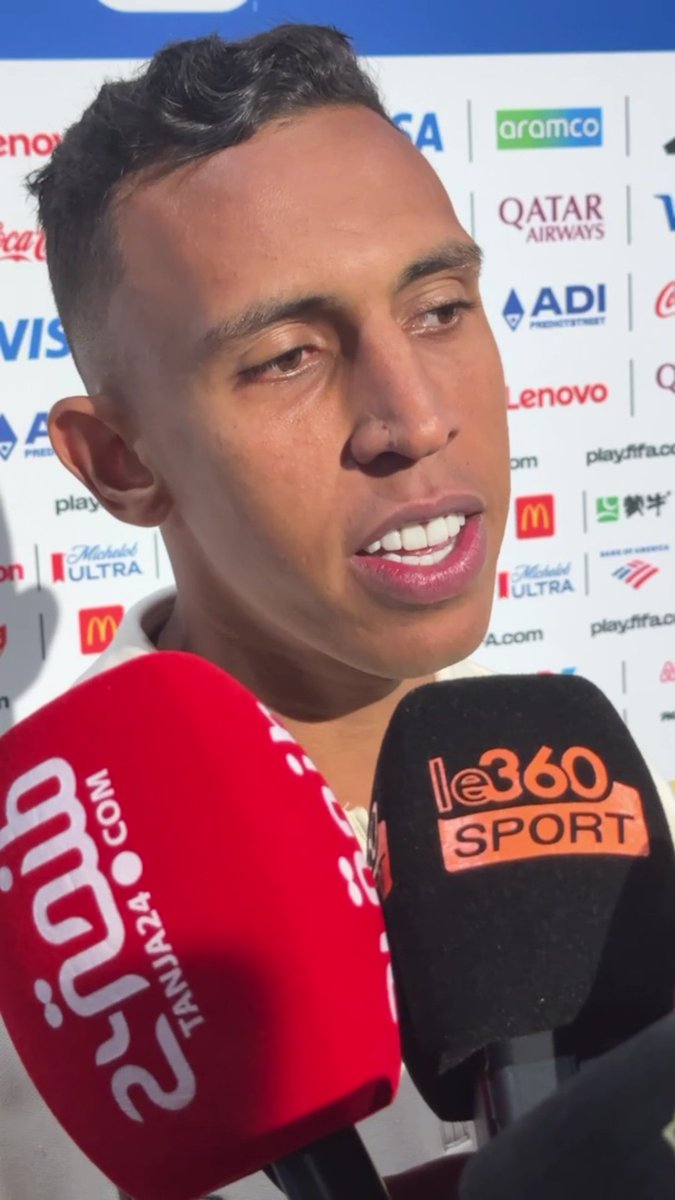 🗣️🇲🇦 Soufiane Rahimi : « Nous remercions Sa Majesté pour les félicitations qu'il nous a adressées après le match. Merci également le peuple marocain pour son soutien. Inch'Allah 🤲, le meilleur est encore à venir. »