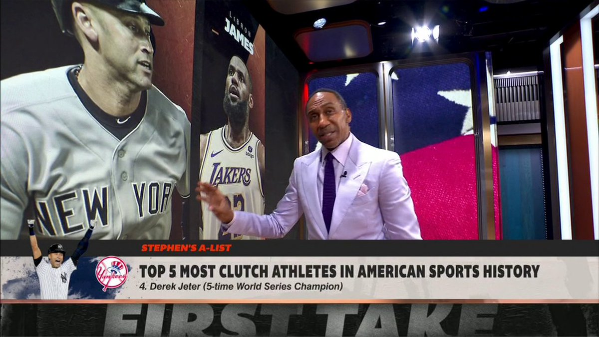 The CLUTCHEST athletes in American sports history? 👀 Stephen A Smith takes you through his top 5 🔥