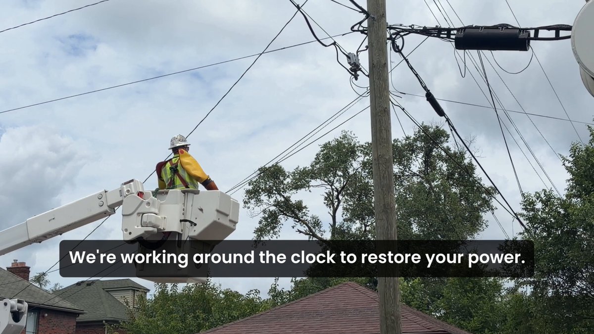 Our crews are working around the clock to restore power as quickly and safely as possible after yesterday’s severe storm. Here’s what we’re doing to get your lights back on.