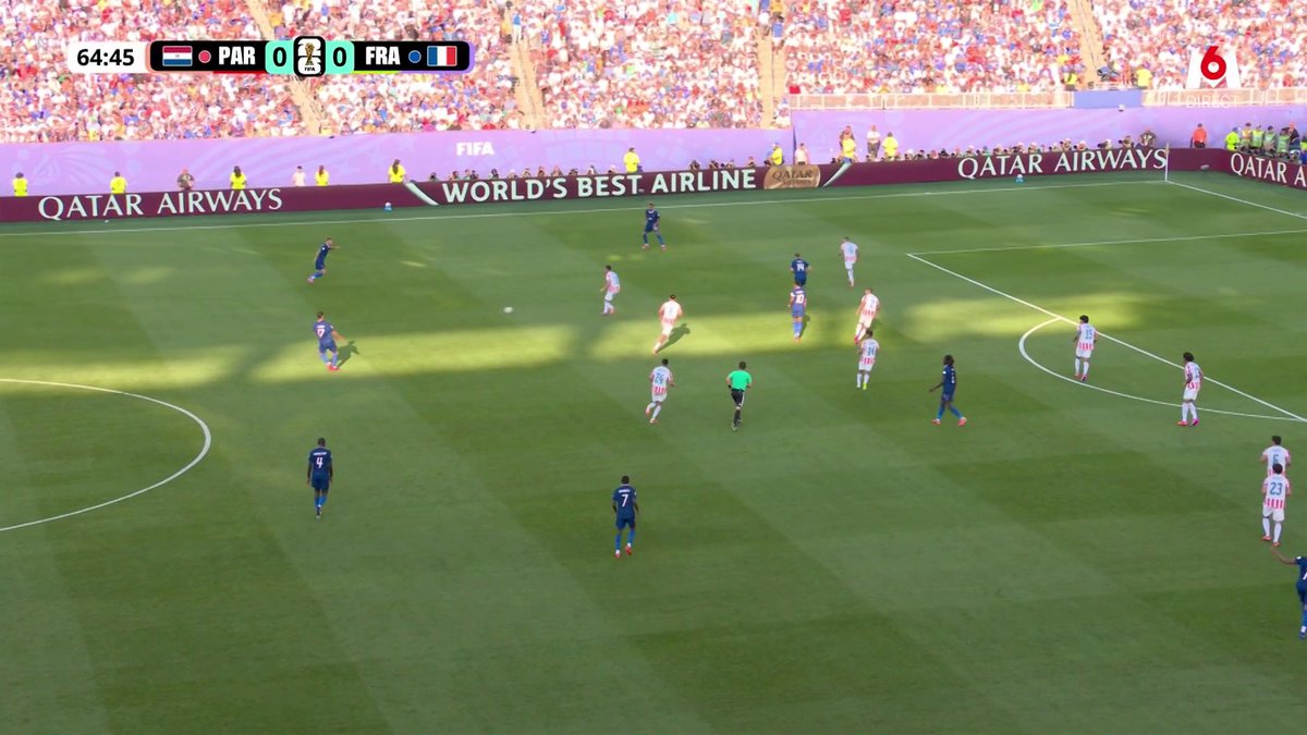 Enfin ! Kylian Mbappé garde son sang-froid sur penalty et fait exploser les Bleus dans ce huitième de finale ⚽️ La France mène 1-0. Suivez le match sur M6 et M6+ #CDM2026 #FIFAWorldCup #PARFRA