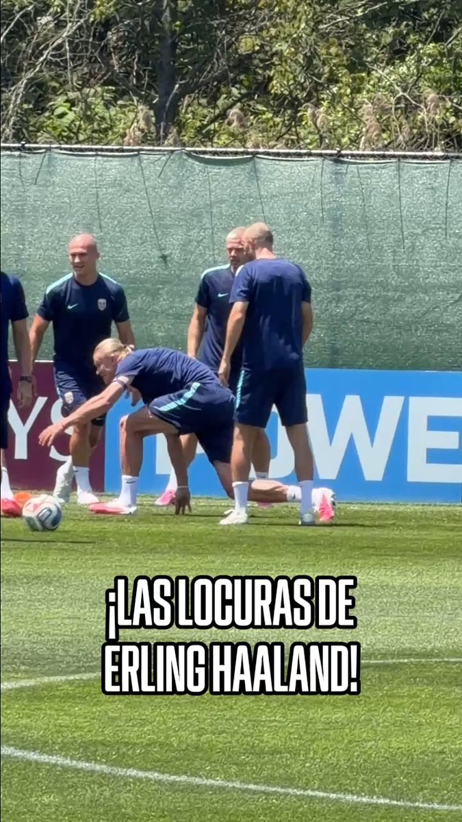 ¡HAALAND ES UN LOQUILLO! 🤣 Todas las locuras que hace en el entrenamiento de Noruega 😅 Hasta casi le reinicia el windows a uno de sus compañeros con una patada 🤯