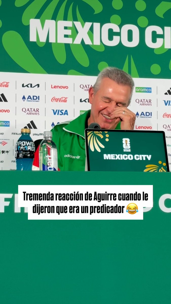¿Javier Aguirre el predicador? 😂 Imperdible la reacción del entrenador de la Selección Mexicana cuando un periodista lo llamó así…