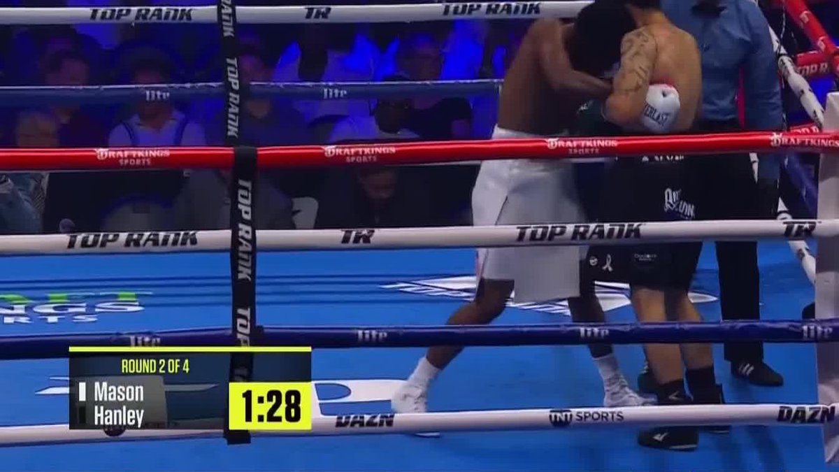2ND ROUND TKO FOR IBRAHIM MASON 😤 #TheFight | #MasonBell LIVE NOW on DAZN and TNT ▪️