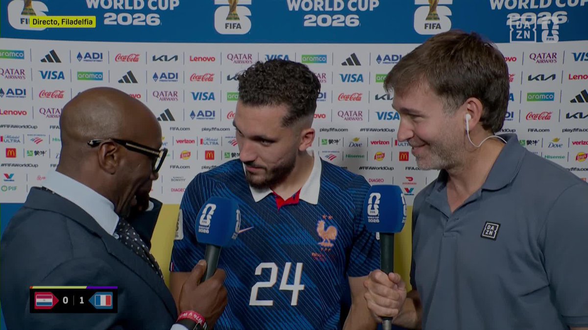 El momentazo de Claude Makélélé con Rayan Cherki tras las especulaciones ante su falta de minutos🔝 "Sé paciente. Llegará tu oportunidad. Francia te necesita" 🙏🏻🇫🇷 #DAZNMundial #FIFAWorldCup