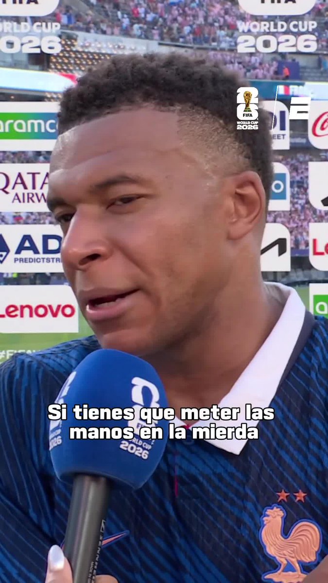 "SI TIENES QUE METER LAS MANOS EN LA MI*RDA, PONDREMOS NUESTRAS MANOS EN LA MI*RDA" 🔥 MBAPPÉ ON FIRE TRAS LA CLASIFICACIÓN VS. PARAGUAY 🔥 ⚽ #ESPNMundial 📺 Mirá los mejores partidos de la #FIFAWorldCup por ESPN, en el Plan Premium de #DisneyPlus