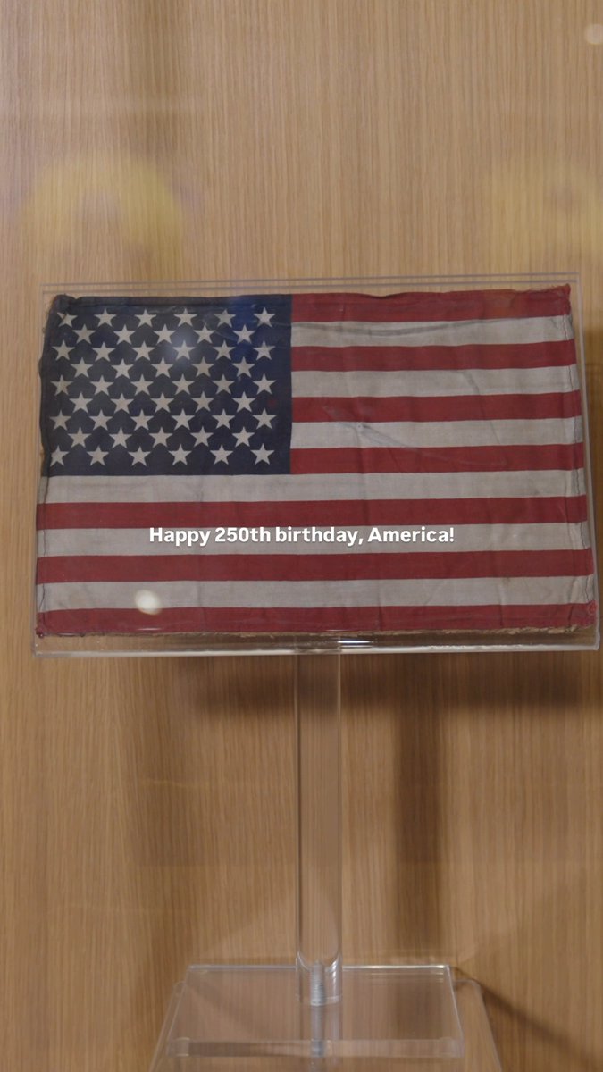 Highlighting the patriotic artifacts from our America 250 exhibit this July 4th 🇺🇸