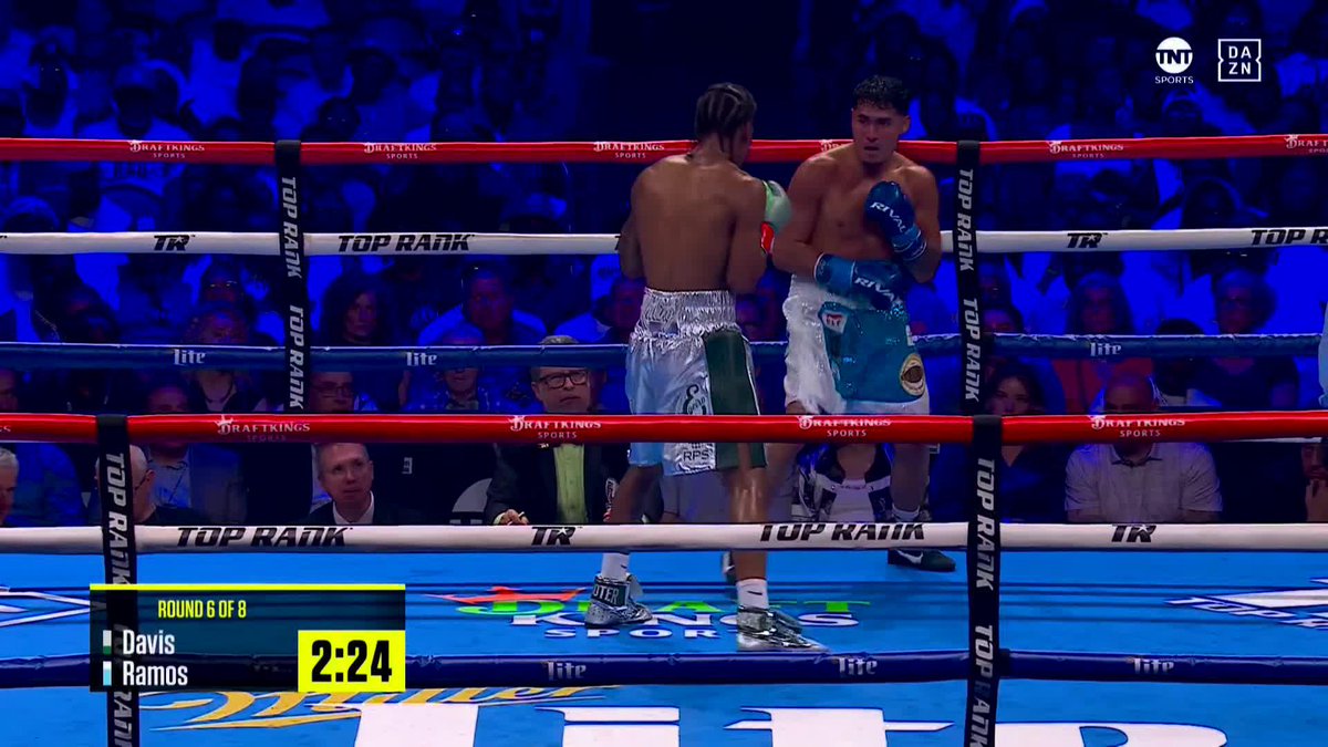 Action HEATING UP in round 6! 🔥 #TheFight | #MasonBell LIVE NOW on DAZN and TNT ▪️