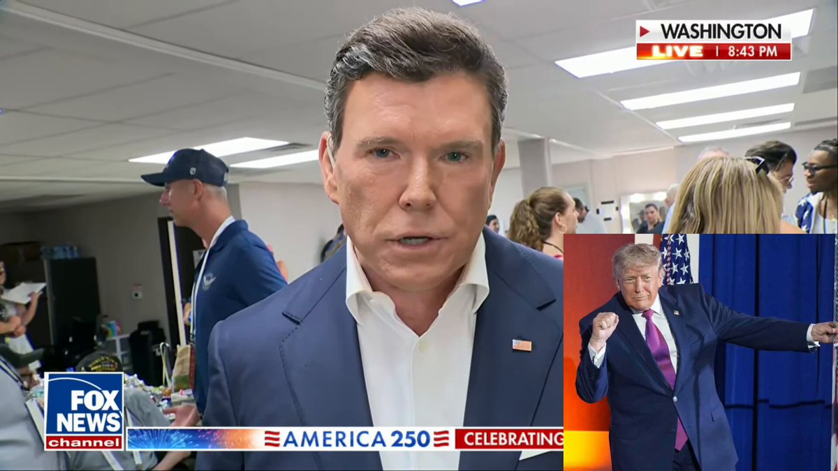 🚨 WOW! President Trump announces "NO MATTER WHAT, I AM DELIVERING THIS SPEECH, WE ARE DOING THIS PROGRAM" after inclement weather "He said — those Veterans went through bad weather on D-Day. I'M GOING THROUGH BAD WEATHER." "Whether it's 10PM, 11PM, or 2AM!" "I said, Mr. President, there may not BE ANYONE here!" "He said, I DON'T CARE, it's America 250! If they can storm the beaches at D-Day, I can do this speech!"