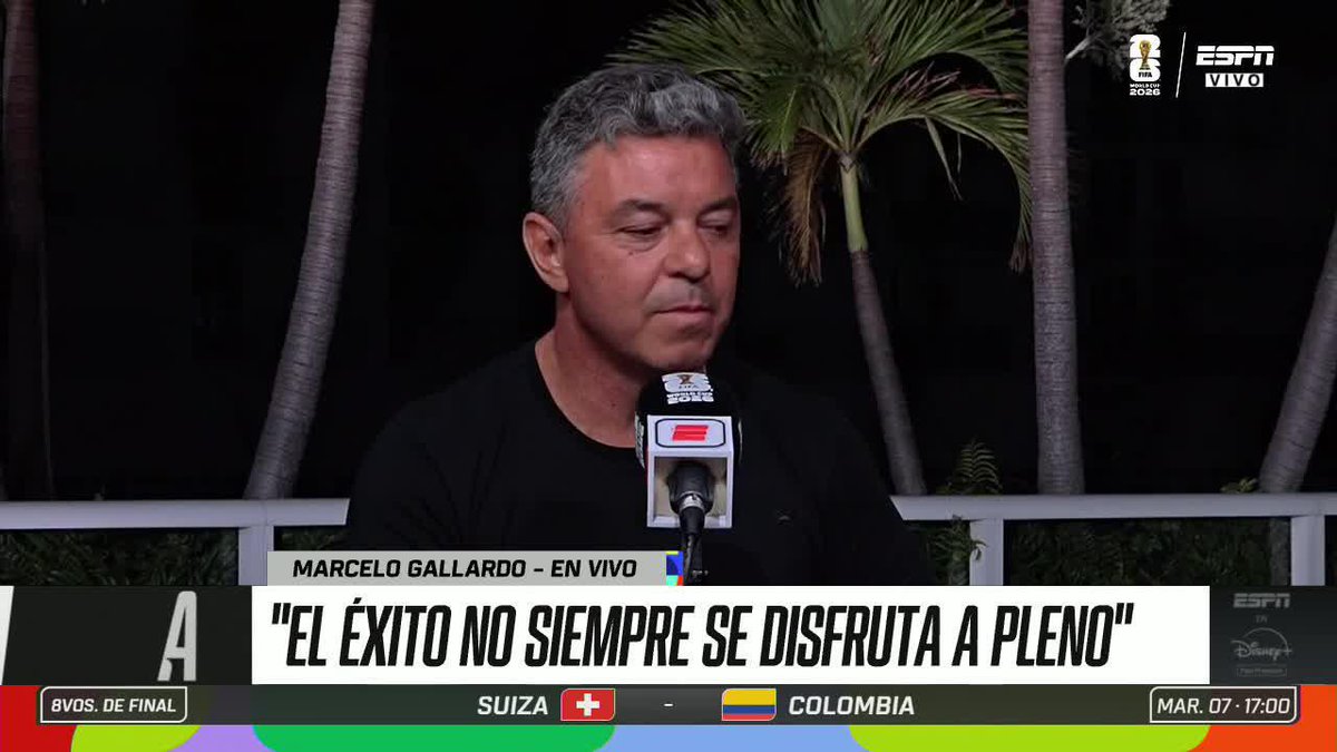 🗣️ "ME IDENTIFICO MUCHO CON SCALONI" La reflexión de Marcelo Gallardo sobre el éxito y su parecido en este aspecto con el entrenador de la Selección Argentina. ⚡ #ESPNMundial 📺 Mira los mejores partidos de la #FIFAWorldCup por ESPN, en el Plan Premium de #DisneyPlus