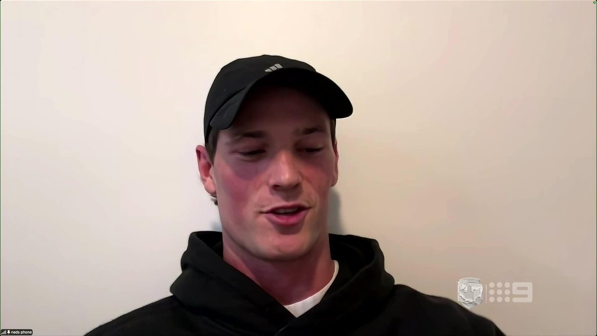 "I don't think, personally, it's a great look" Ned Long on Ben Long's bump on Brayden Maynard. #9AFLSFS | Watch on 9 &amp; 9Now 🖥️