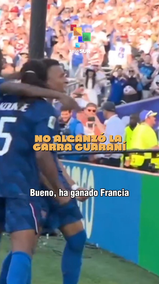 🇵🇾 NO ALCANZÓ LA GARRA GUARANÍ ⚽ Francia derrotó 1-0 a Paraguay y puso fin al sueño de la Albirroja en el Mundial 2026, en un partido tan parejo como intenso. 💪 El conjunto guaraní volvió a demostrar entrega, personalidad y carácter frente a una de las grandes potencias del fútbol mundial, aunque esta vez no le alcanzó para seguir avanzando. 👏 Paraguay se despidió dejando una gran imagen a lo largo del torneo y confirmó que su garra sigue siendo una de las señas de identidad más respetadas del fútbol sudamericano. 🇫🇷 Francia avanzó de ronda, pero tuvo que trabajar hasta el final para superar a un rival que nunca dejó de luchar. #Paraguay #Francia #Mundial2026 #Albirroja #Fútbol