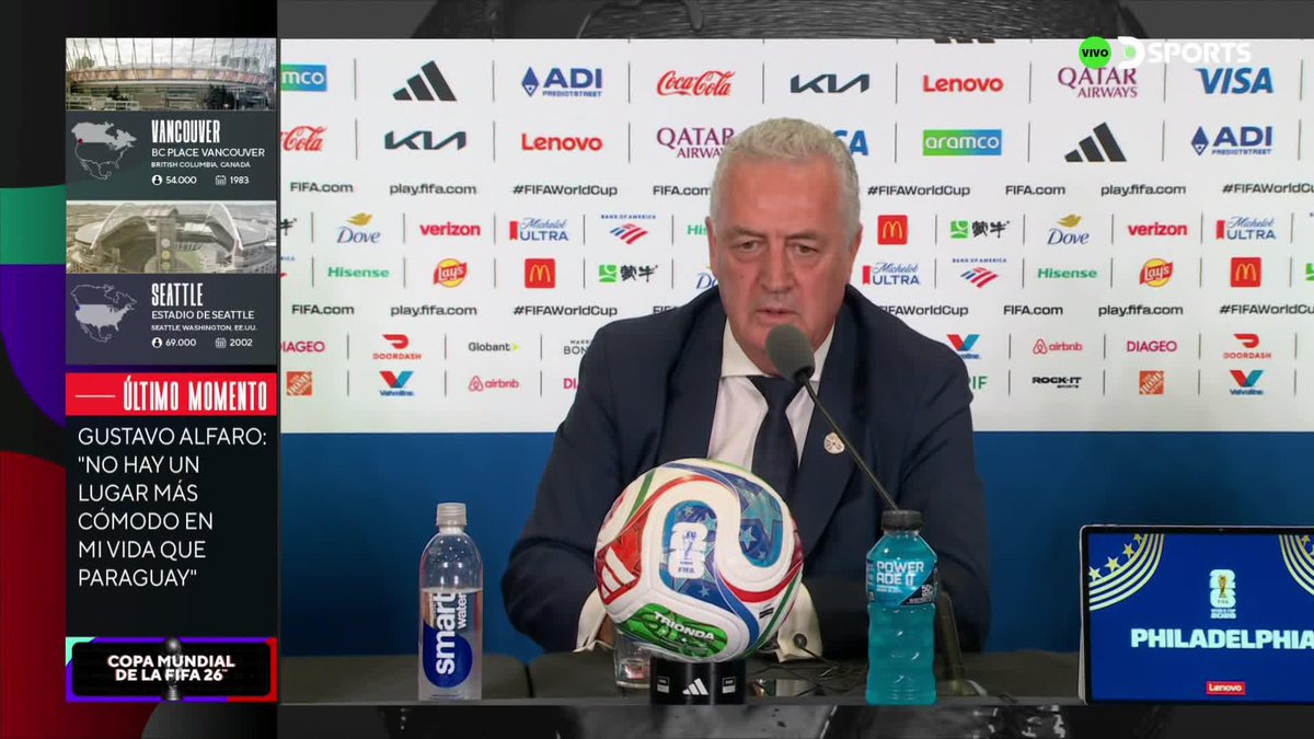 “Hoy enfrentamos jugadores que pelean por el Balón de Oro, por el goleador histórico de los mundiales, NOSOTROS TENEMOS CHICOS QUE NO CONOCIERON A SUS PADRES. YO QUERÍA INTENTAR UNA REVOLUCIÓN”. Gustavo Alfaro, post derrota vs Francia. 🗣️🇵🇾