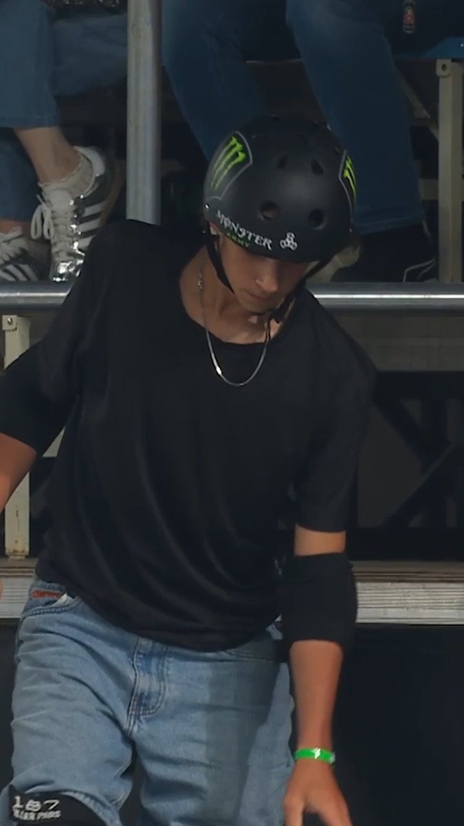 Egoitz Bijueska wins his first-ever GOLD in @stake Men’s Skateboard Park at MoonPay 🟣 X Games Chiba 2026 🥇