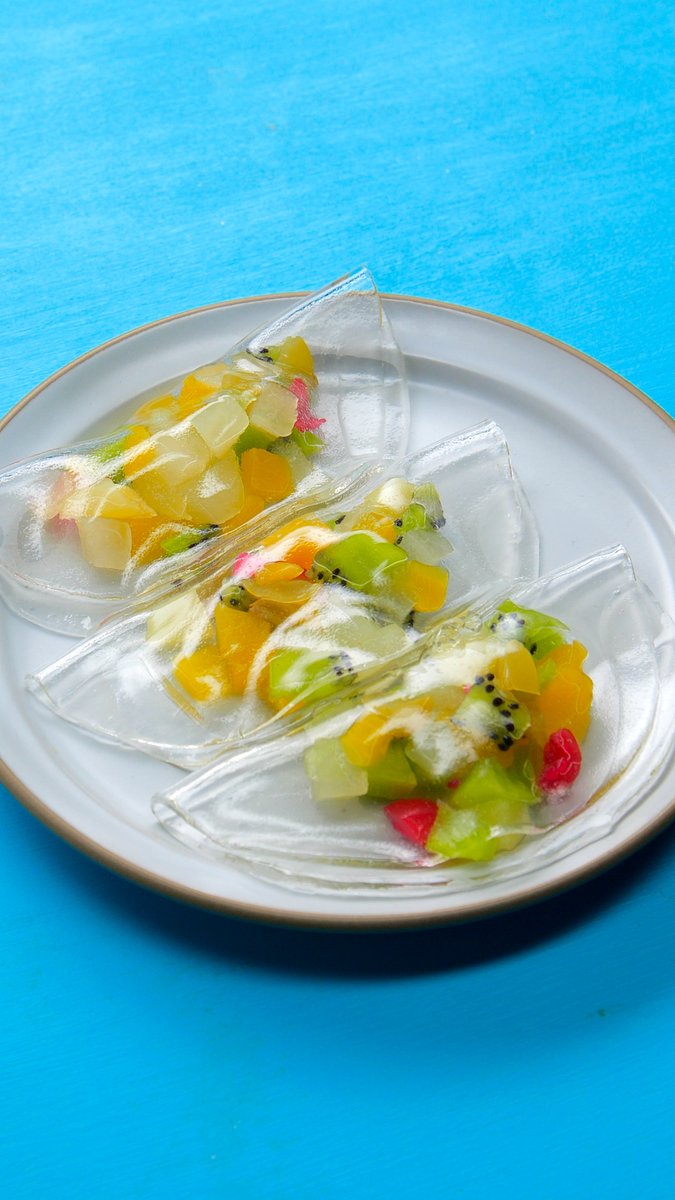 【透明なギョーザ!?】プルプルのアレを使った不思議なゼリー / Jelly Dumplings🍓🥝