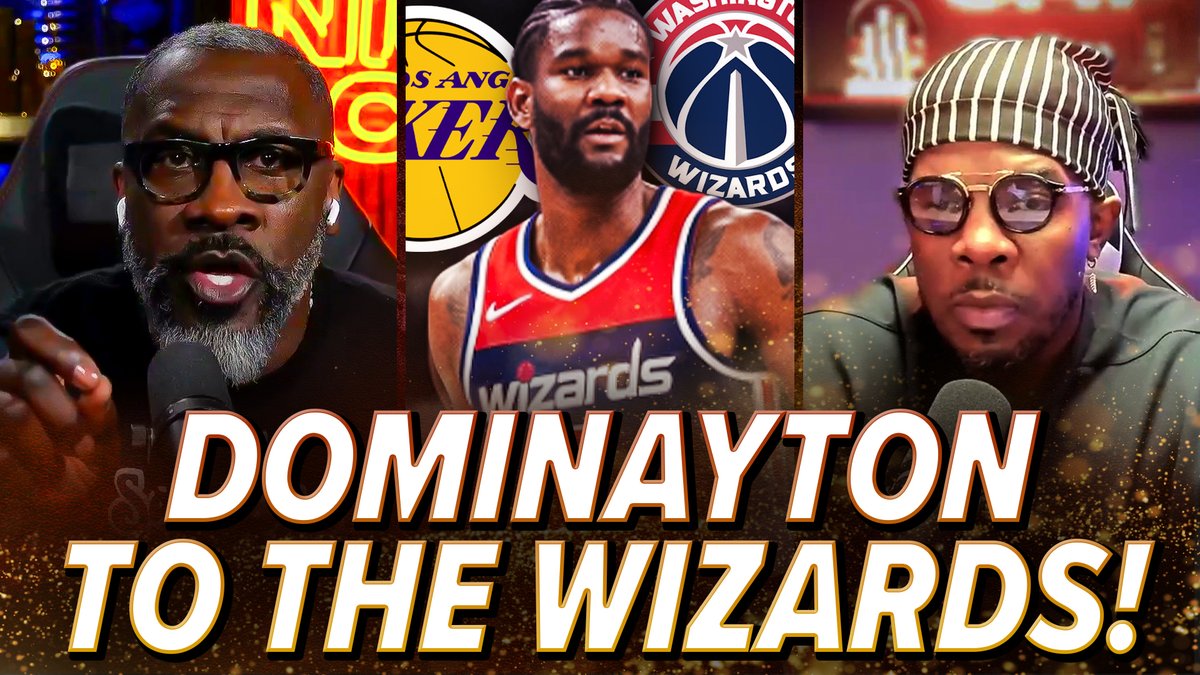 Domin-Ayton? More like abomination. Unc is ECSTATIC after hearing the Lakers traded DeAndre Ayton to the Wizards ๐
๐ shannon sharpe | Chad Johnson | isojoe | #Nightcap