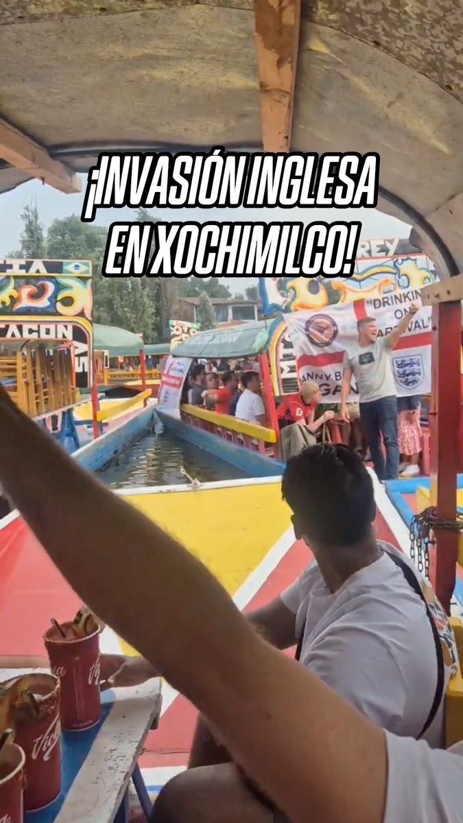 ¡Los ingleses comienzan la fiesta en la capital mexicana! ⚽😎