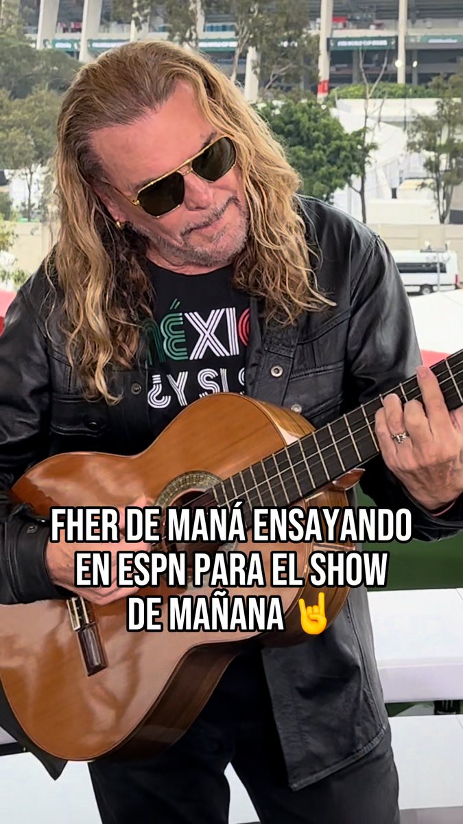 ¡DE MÉXICO PARA EL MUNDO! 🇲🇽🔥 🤩 Maná también representará a México en el Mundial, tocando durante el medio tiempo del partido. El Estadio Ciudad de México mañana rockeará. 🤘