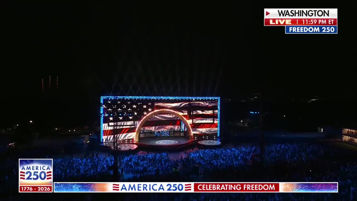 NOW: Fireworks illuminate the Washington Monument and the National Mall as America celebrates Independence Day with the nation's largest fireworks display.