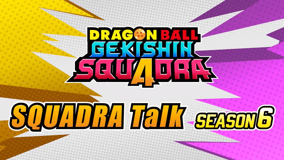 📢We're bringing you the latest info on Season 6! During Squadra Talk SEASON 6, we'll also share a serial code for P6G-Capsules, so be sure to tune in! ✨ Watch on YouTube here: #GekishinSquadra #Squadra #DragonBall