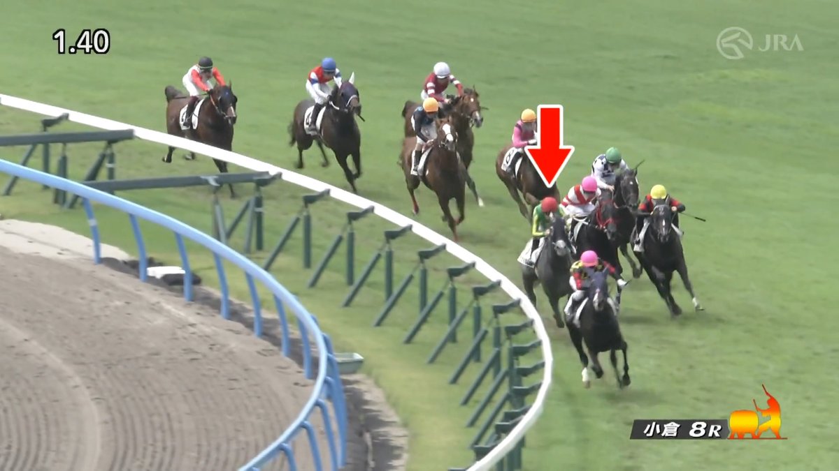 【J.コレット騎手 JRA初勝利㊗️】 小倉8Rは #サトノアイボリー が勝利🏇 短期免許で初来日の #コレット 騎手はこれがJRA初勝利です👏 [小倉8R 3歳以上1勝クラス 芝2,000m]