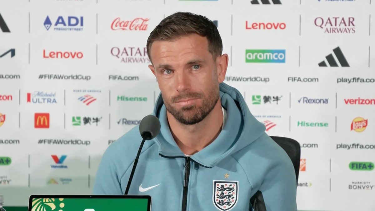 "It doesn't bother us" 👀 Jordan Henderson reflects on the chaos of the proposed kick-off time change in England's clash with Mexico and suggests the players are only focussed on getting the job done at the Azteca 🏴