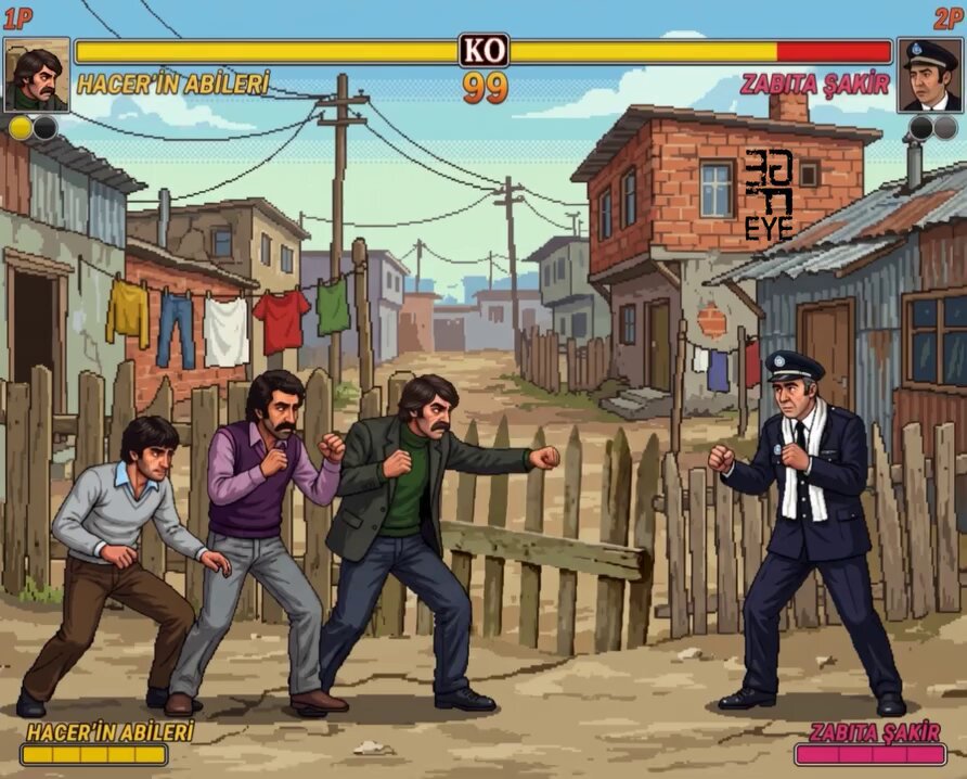 Bir içerik üreticisi Türk sineması filmlerinden esinlerenerek popüler Street Fighter oyunundan videolar yapmış. Çöpçüler Kralı filmindeki Hacer’in Abileri ve Zabıta Şakir’in kapışması benim favorim. 📽️Gefeye