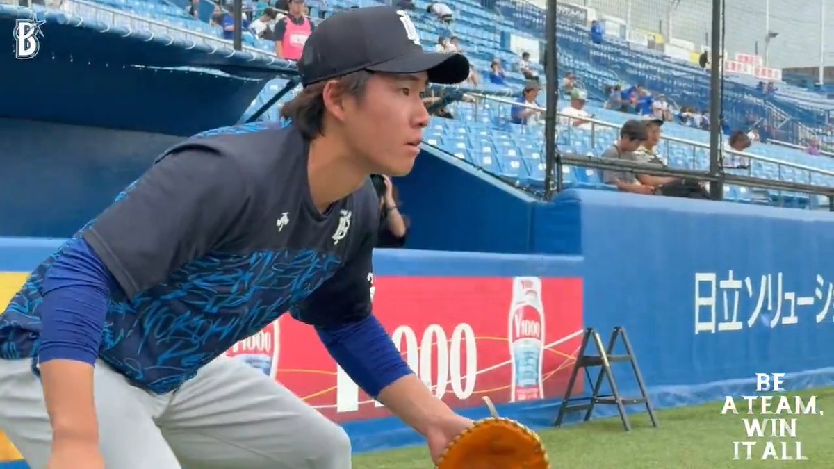 名手による捕球練習ドリルに取り組む #宮下朝陽 選手💪 #藤田一也 コーチ #明治神宮野球場 #baystars
