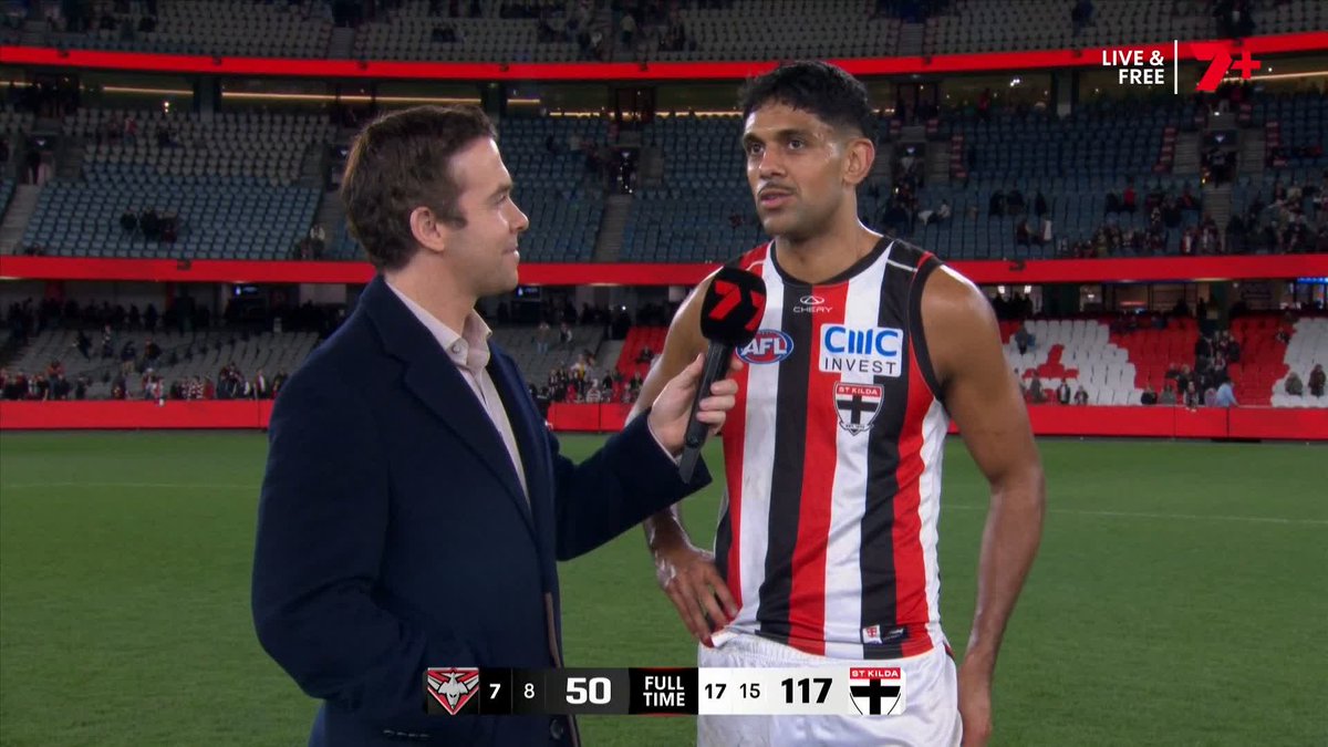 "It is what it is. Just playing my role for the team." 🗣️ Nasiah Wanganeen-Milera post-game with Tom Morris