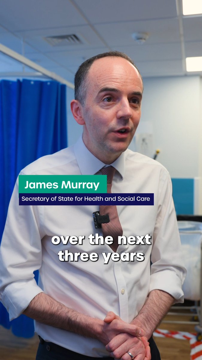 As the NHS turns 78, we're accelerating a major rollout of new AI tools to cut waiting lists and improve care for millions of patients. @JamesMurray_ldn visited St George's, Epsom and St Helier to see how AI notetaking lets clinicians to spend more time with patients in A&E.