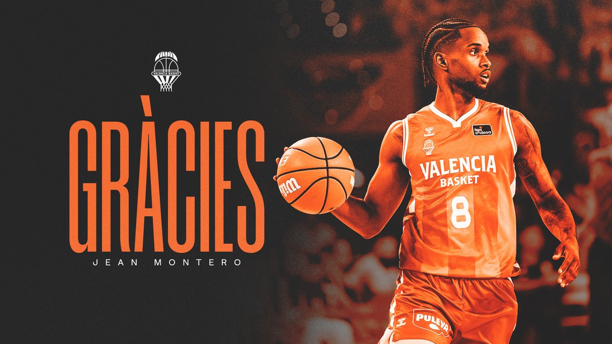 ¡Mucha suerte, Jean Montero! 🧡 Cas 👉 Jean Montero se desvincula de Valencia Basket Val 👉 Jean Montero es desvincula de Valencia Basket Eng 👉 Jean Montero parts ways with Valencia Basket
