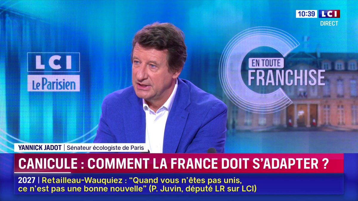 🔴🗣️ "Les réacteurs nucléaires, on en a besoin, il faut les sécuriser, il faut même recruter pour conserver des compétences (...) Des nouveaux réacteurs nucléaires, très chers : je suis contre" : Yannick Jadot 📺 #EnTouteFranchise présentée par Elizabeth Martichoux sur LCI