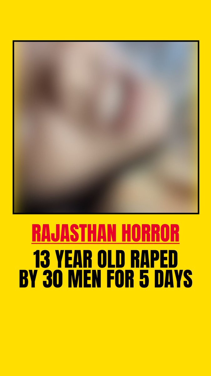 UNSPEAKABLE- a 13 year old girl was raped over 5 days by 30 men. The girls video testimony ( we have protected her identity) from a hospital bed is utterly bone chilling. She was abducted, moved from one hotel to another and gang raped repeatedly. The case came to light when police raised a hotel in the city and rescued the girl. The girl was sold by the rickshaw puller she asked for a lift from, to a hotel owner. From hereon, in shocking and disturbing details the owner and manager of the hotel kept her in captivity and called several men to the hotel to rape her. Even as the police formed an SIT, arrested 14 people, demolished three of the hotels - Hotel Khungar, Joy Inn and Hotel Saffire, the girl in a video now everywhere on social media laments over the police inaction as well, and says "sab phasenge, ladki ko maarna chahte hai". A video documentation so tragic, so awful; a 13 year old - writhing in pain, asking for justice over a torture unbearable.