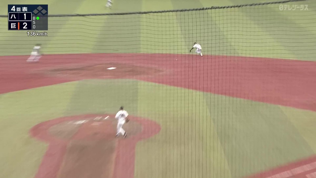 #尚輝たまらん 東京ドームでもこの姿を 吉川尚輝が流石のファインプレー ⚾️巨人×ハヤテ（ファーム） #ジャイアンツ #だったらDAZN