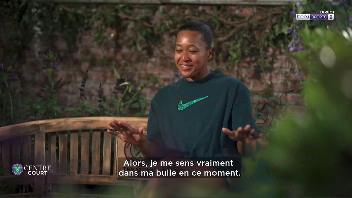 [📺LIVE] 🎾 #CentreCourt 🎙️ Naomi Osaka se livre sur sa santé mentale #TennisExtra #Wimbledon