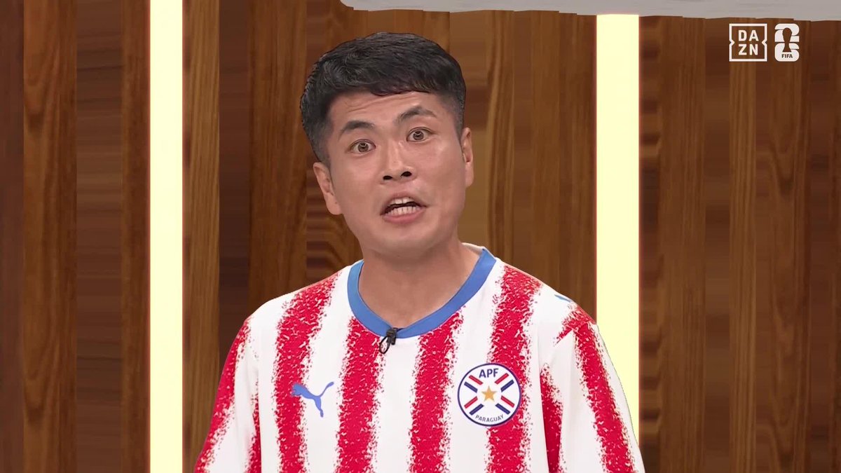 「パラグアイサッカー」と言えば！ 🧉南米サッカーのあるあるを日本に普及させた 🇵🇾元パラグアイ4部リーガーのマリンボブさん！ 今朝のパラグアイ戦の(マリーシアの)解説が楽しみ👀 📺#FIFAワールドカップ -デイリーハイライト- 🗓️毎日19:00〜 #DAZN 配信中 #本気で楽しむならDAZN