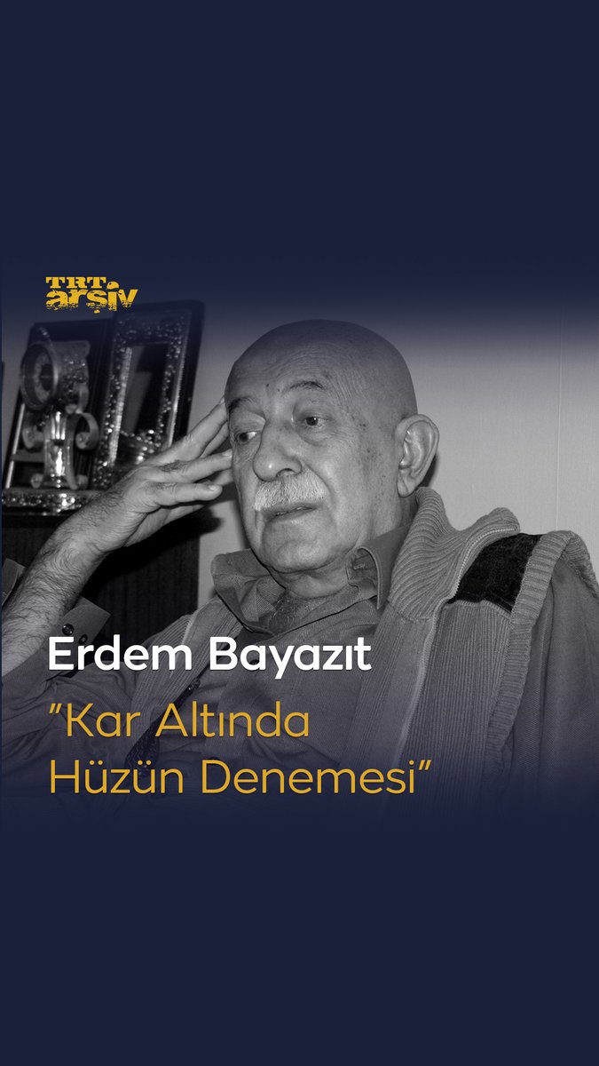 18 yıl önce bugün aramızdan ayrılan şair Erdem Bayazıt’ı, “Yedi Güzel Adam” dizisinde okunan şiiri ile anıyoruz. 📜