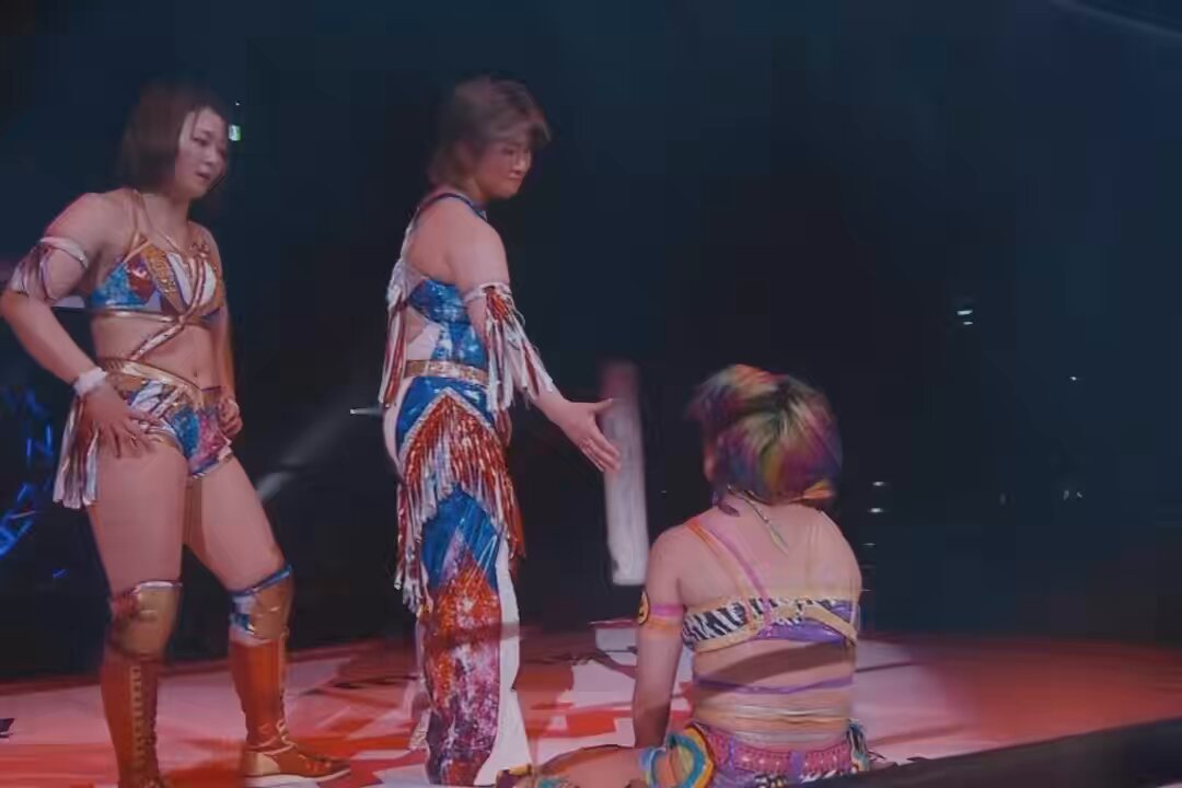3月29日 両国国技館の舞台裏ドキュメント『GRAND PRINCESS '26 Behind The Scenes』で、Sareee＆彩羽匠との試合を終えた遠藤有栖の号泣シーン。 7月18日(土)後楽園ホール。 遠藤有栖はアジャコングとシングルマッチで対戦します！ ドキュメント全編は無料公開中 👉 #tjpw
