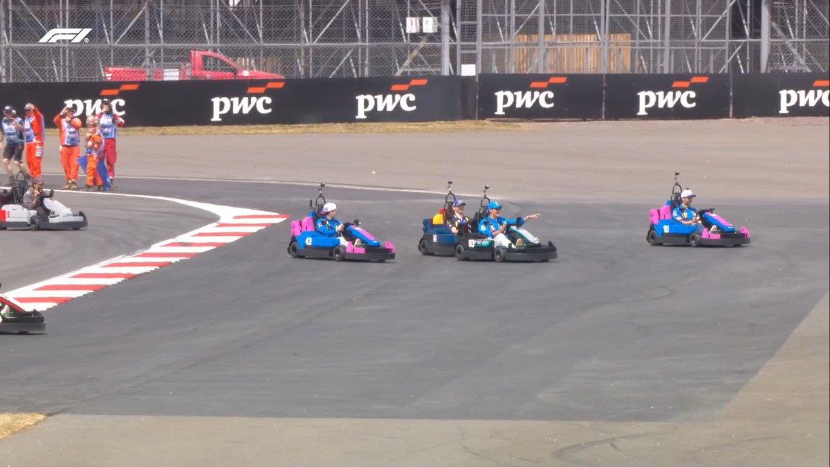 Not the LEGO minicars all getting beached immediately! 😭 #F1 #BritishGP