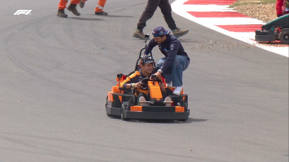 They're just like Senna and Mansell in 1991 for real 🤝 #F1 #BritishGP