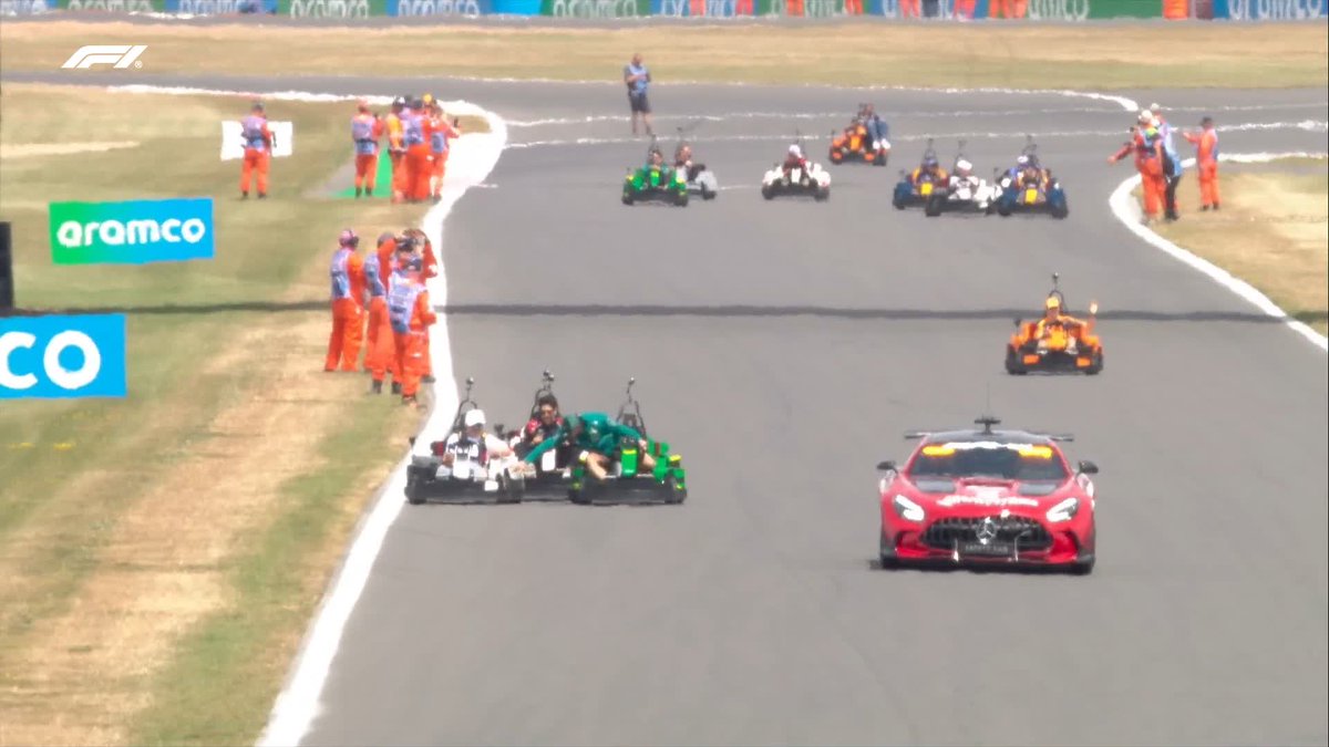 Fernando Alonso could end up under investigation for moving under bricking 🤨 #F1 #BritishGP
