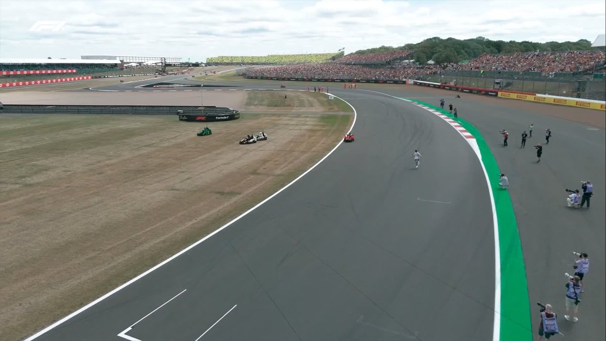 Off goes Alonso/Ocon/Bottas... THROUGH GOES HAMILTON! (Sorta) #F1 #BritishGP