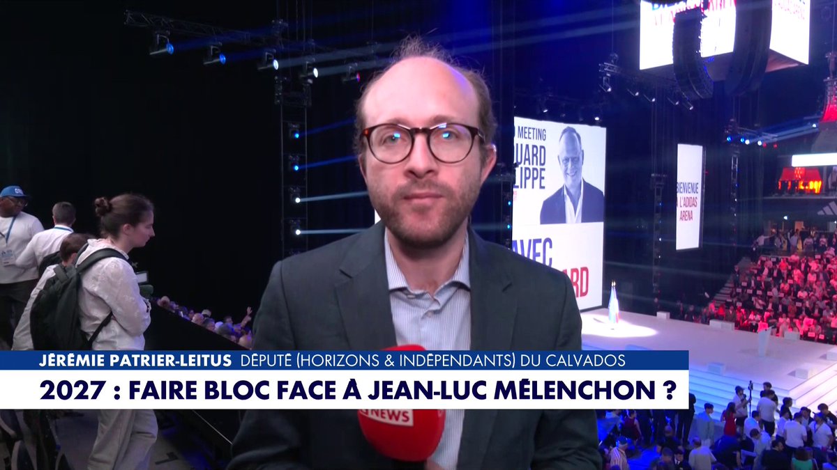 Ralliement de Laurent Wauquiez à Édouard Philippe : «La droite veut empêcher Jean-Luc Mélenchon d'accéder au second tour de l'élection présidentielle», explique Jérémie Patrier-Leitus, député Horizons, dans #MidiNewsWE Toute l'info est à retrouver sur