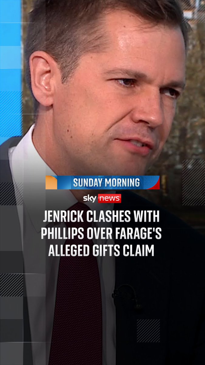 Sky's Trevor Phillips questions Reform UK MP Robert Jenrick over claims that Nigel Farage received benefits from a convicted fraudster. A spokesperson for Nigel Farage called the story 'baseless and contrived'. Watch the full IV: