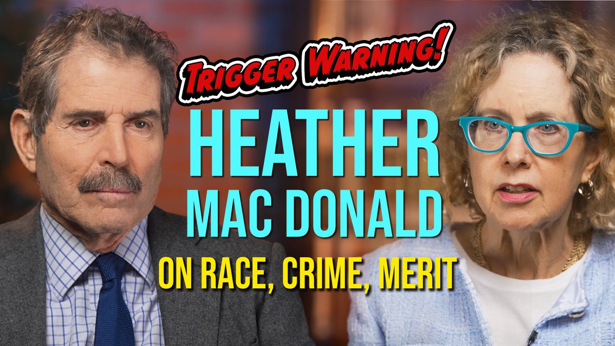 In my extended interview with author Heather Mac Donald, she reveals uncomfortable truths about race, crime, and feminism. “I'm going to speak the truth here, and this is not pleasant for people to hear.” She says what most are scared to talk about:
