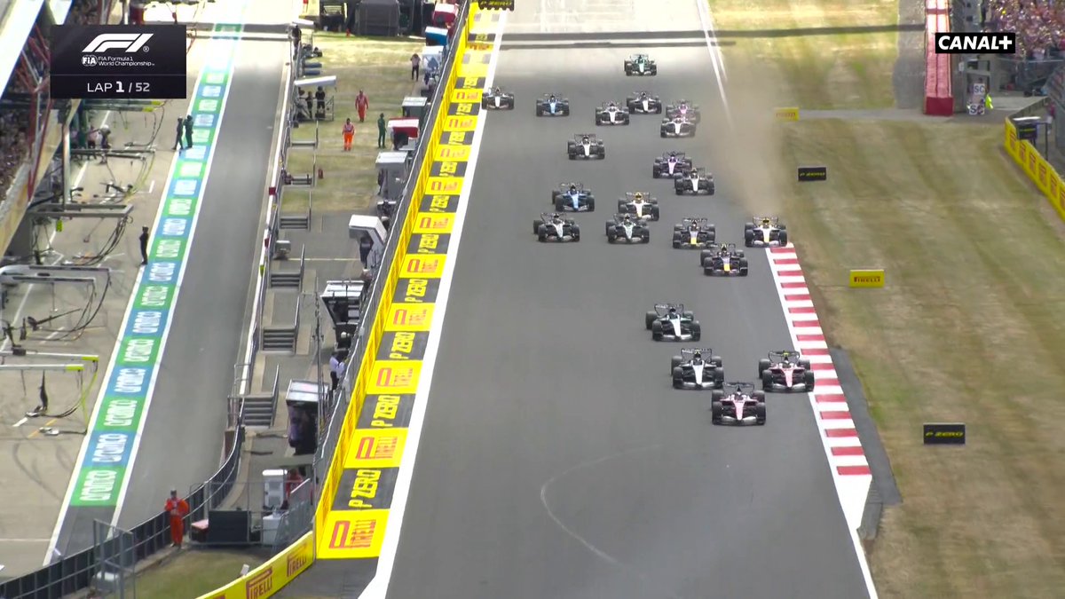LES FERRARI PRENNENT LA TÊTE 🇬🇧 C'est parti pour le Grand Prix de Grande-Bretagne sur CANAL+ ! #BritishGP #F1