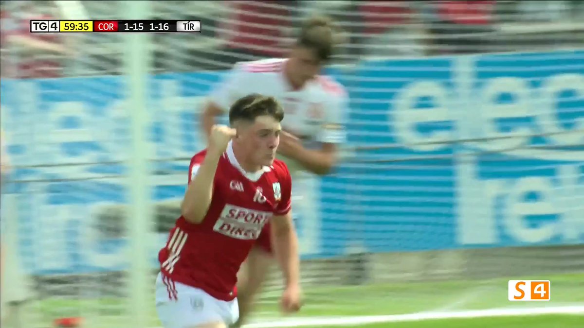 CÚL Sa na nóimèad deireanach 😱😱 WOW!! Have Cork just snatched it in the dying minutes of that game?? 59 nóim Cork GAA 2-15 (21) Tyrone GAA 1-16(19) GAA BEO #GAABeo