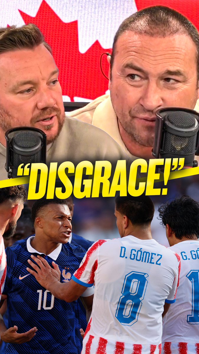 "Disgrace!" 😬 "Imagine you had a bet on!" 👀 Jason Cundy baffled Paraguay didn't pick up a booking during their loss Vs France!
