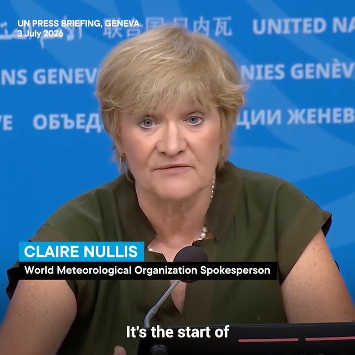 El Niño conditions have developed in the tropical Pacific and are forecast to strengthen rapidly over the coming months, increasing the likelihood of heatwaves, heavy rain & extreme weather in many parts of the world. WMO briefed the media at United Nations Geneva. 🔗