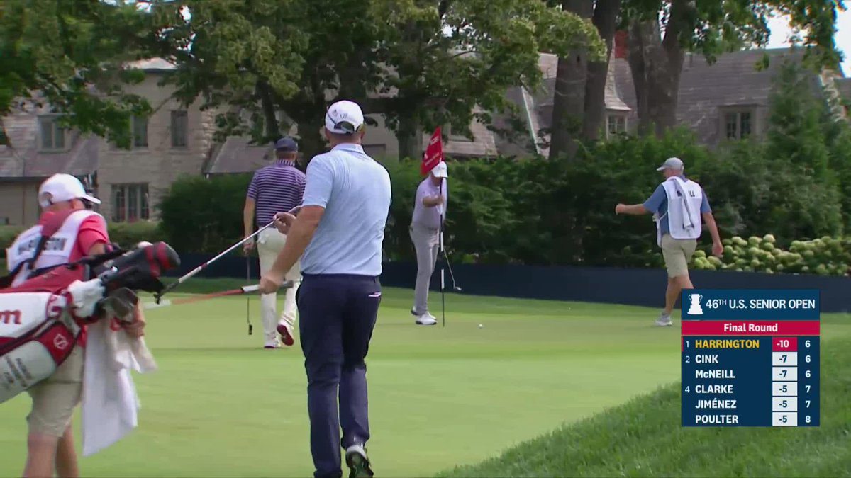 That's some real skill! Padraig Harrington saves par with creativity at 7.