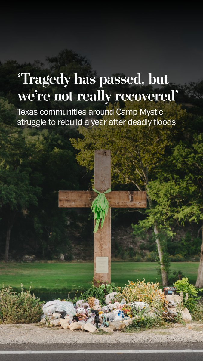 One year after devastating floods swept through Texas Hill Country, communities along the Guadalupe River are still rebuilding as residents recover from a disaster that killed more than 100 people.